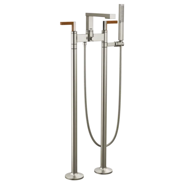 Brizo Two-Handle Tub Filler Trim Kit with Lever Handles T70322-NKTK - Plumbing Market