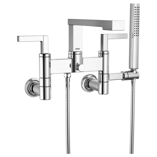 Brizo Two-Handle Tub Filler Trim Kit with Lever Handles T70322-PC - Plumbing Market