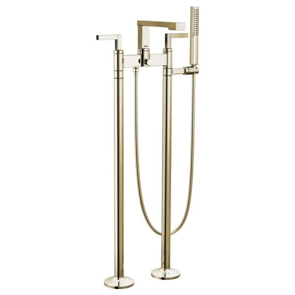 Brizo Two-Handle Tub Filler Trim Kit with Lever Handles T70322-PN - Plumbing Market