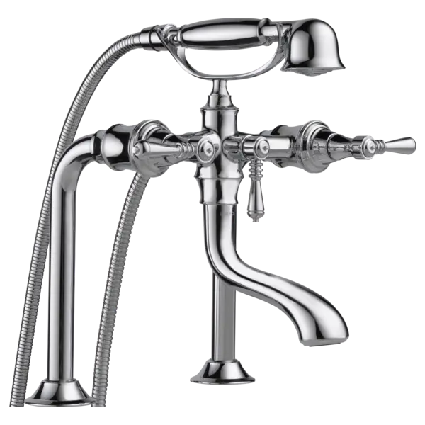 Brizo Two-Handle Tub Filler Trim Kit with Lever Handles T70336-PC - Plumbing Market