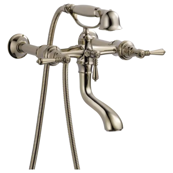 Brizo Two-Handle Tub Filler Trim Kit with Lever Handles T70336-PN - Plumbing Market