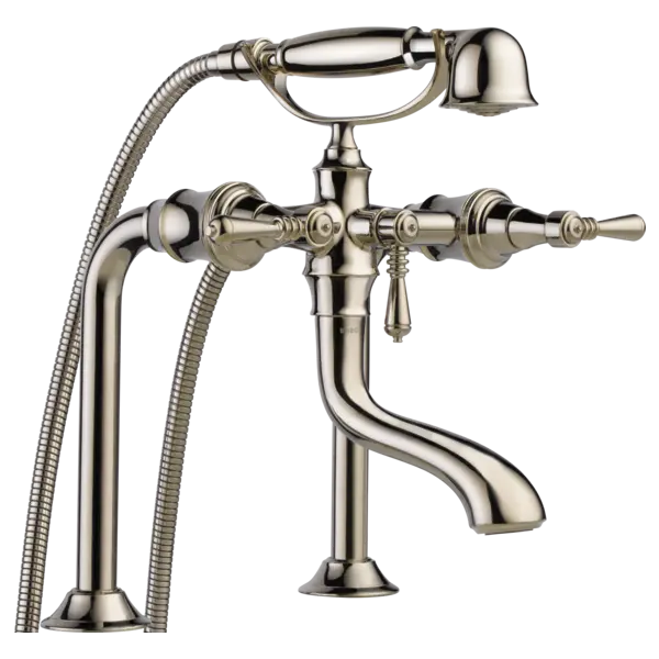Brizo Two-Handle Tub Filler Trim Kit with Lever Handles T70336-PN - Plumbing Market