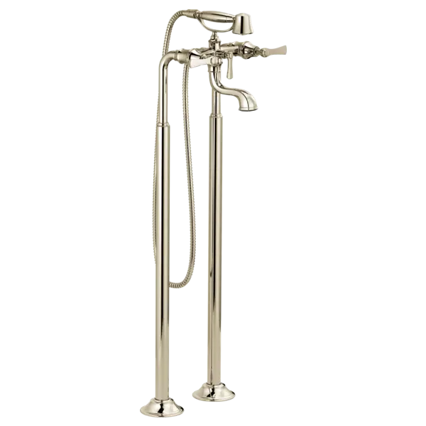 Brizo Two-Handle Tub Filler Trim Kit with Lever Handles T70360-PN - Plumbing Market