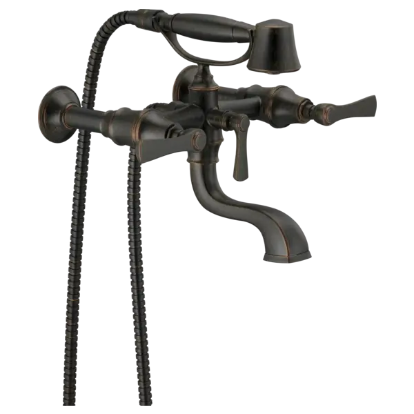 Brizo Two-Handle Tub Filler Trim Kit with Lever Handles T70360-RB - Plumbing Market