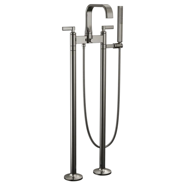 Brizo Two-Handle Tub Filler Trim Kit with Lever Handles T70368-BNX - Plumbing Market