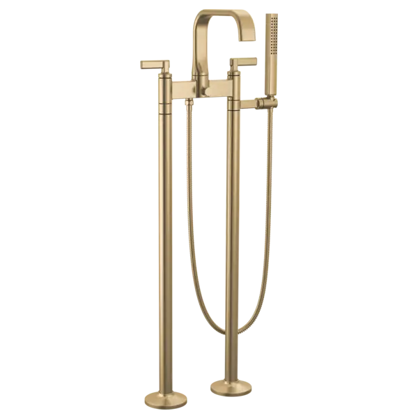 Brizo Two-Handle Tub Filler Trim Kit with Lever Handles T70368-GL - Plumbing Market