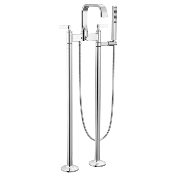 Brizo Two-Handle Tub Filler Trim Kit with Lever Handles T70368-PCCL - Plumbing Market