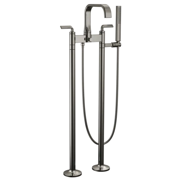 Brizo Two-Handle Tub Filler Trim Kit with Twist Lever Handles T70367-BNX - Plumbing Market