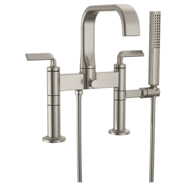 Brizo Two-Handle Tub Filler Trim Kit with Twist Lever Handles T70367-NK - Plumbing Market