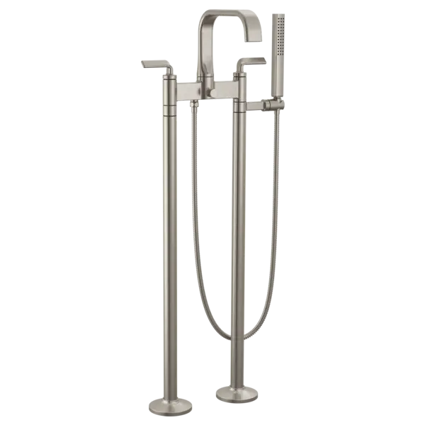 Brizo Two-Handle Tub Filler Trim Kit with Twist Lever Handles T70367-NK - Plumbing Market