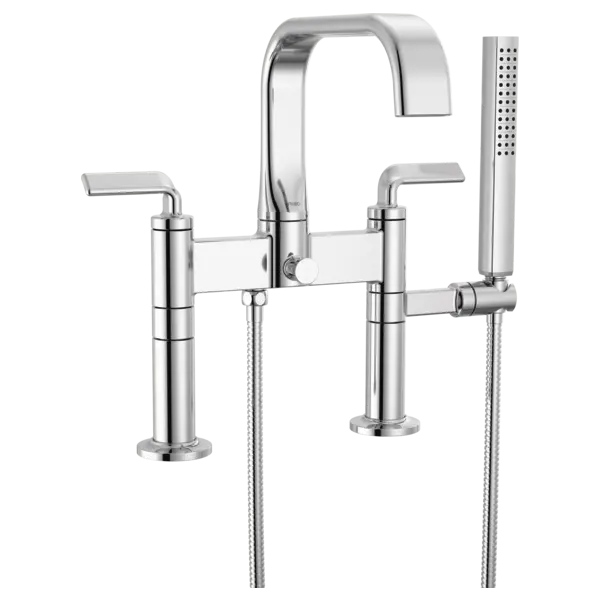 Brizo Two-Handle Tub Filler Trim Kit with Twist Lever Handles T70367-PC - Plumbing Market