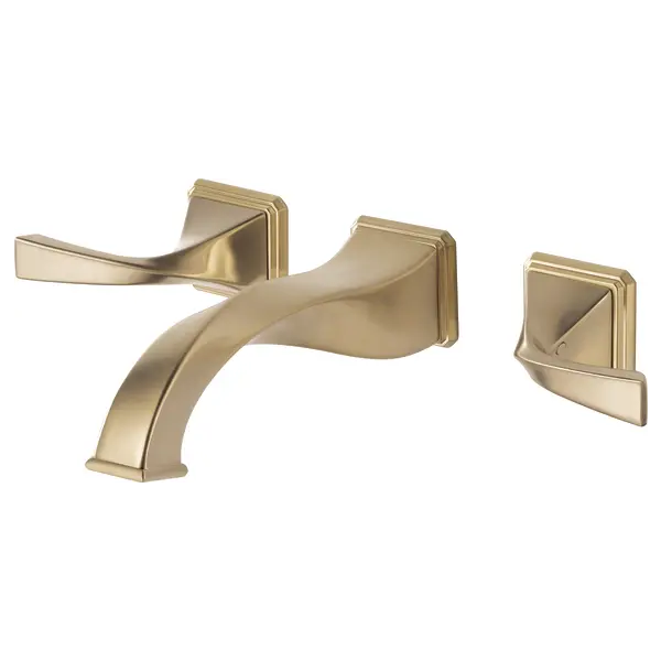 Brizo Two-Handle Wall Mount Lavatory Faucet 1.5 GPM 65830LF-GL - Plumbing Market