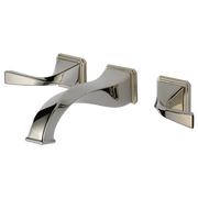 Brizo Two-Handle Wall Mount Lavatory Faucet 1.5 GPM 65830LF-PN - Plumbing Market