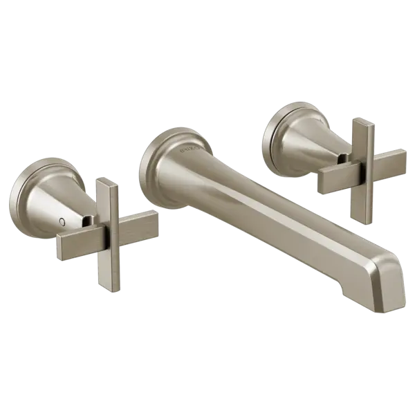 Brizo Two-Handle Wall Mount Lavatory Faucet - Less Handles 1.2 GPM T65898LF-NKLHP-ECO - Plumbing Market