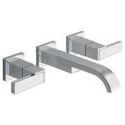 Brizo Two-Handle Wall Mount Lavatory Faucet - Less Handles 1.5 GPM 65880LF-PCLHP - Plumbing Market
