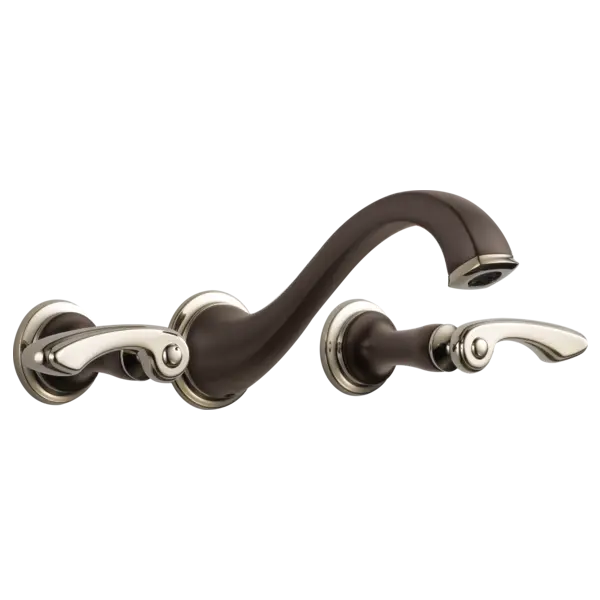 Brizo Two-Handle Wall Mount Lavatory Faucet - Less Handles 1.5 GPM 65885LF-PNCOLHP - Plumbing Market