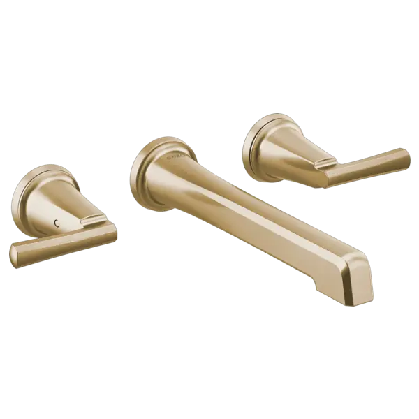Brizo Two-Handle Wall Mount Lavatory Faucet - Less Handles 1.5 GPM T65898LF-GLLHP - Plumbing Market