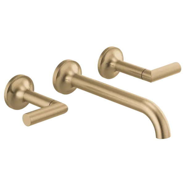 Brizo Two-Handle Wall Mount Lavatory Faucet - Less Handles T65875LF-GLLHP - Plumbing Market