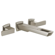 Brizo Two-Handle Wall Mount Lavatory Faucet With Open-Flow Spout 1.2 GPM T65886LF-NK-ECO - Plumbing Market