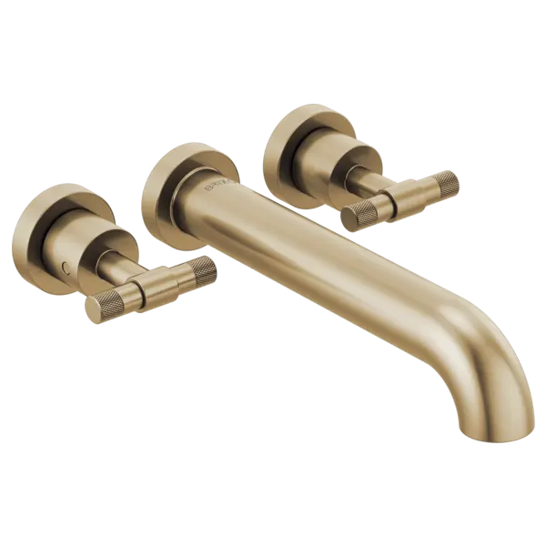 Brizo Two-Handle Wall Mount Tub Filler - Less Handles T70435-GLLHP - Plumbing Market