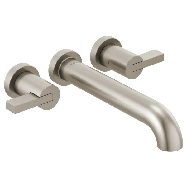 Brizo Two-Handle Wall Mount Tub Filler - Less Handles T70435-NKLHP - Plumbing Market