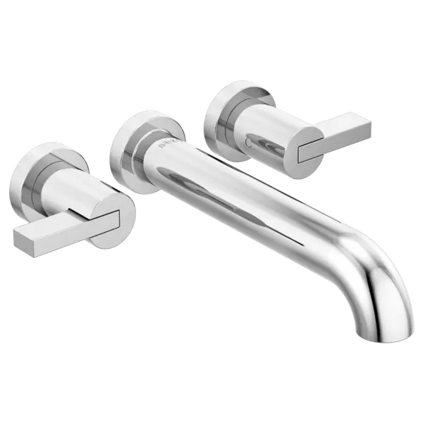 Brizo Two-Handle Wall Mount Tub Filler - Less Handles T70435-PCLHP - Plumbing Market