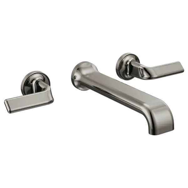 Brizo Two-Handle Wall Mount Tub Filler - Less Handles T70467-BNXLHP - Plumbing Market