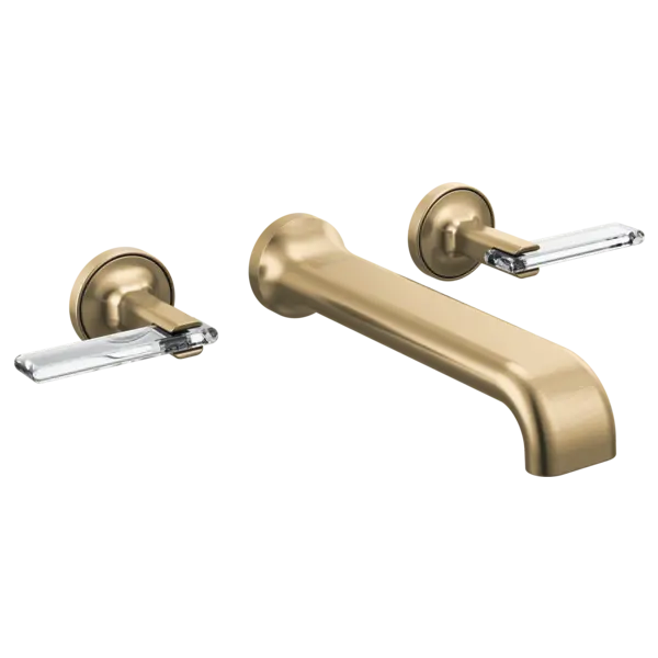 Brizo Two-Handle Wall Mount Tub Filler - Less Handles T70467-GLLHP - Plumbing Market