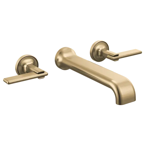 Brizo Two-Handle Wall Mount Tub Filler - Less Handles T70467-GLLHP - Plumbing Market