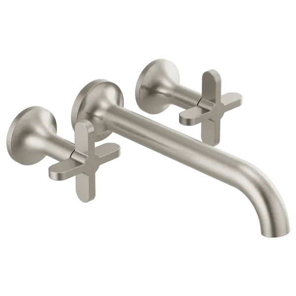 Brizo Two-Handle Wall Mount Tub Filler - Less Handles T70475-BNLHP - Plumbing Market