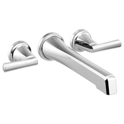 Brizo Two-Handle Wall Mount Tub Filler - Less Handles T70498-PCLHP - Plumbing Market