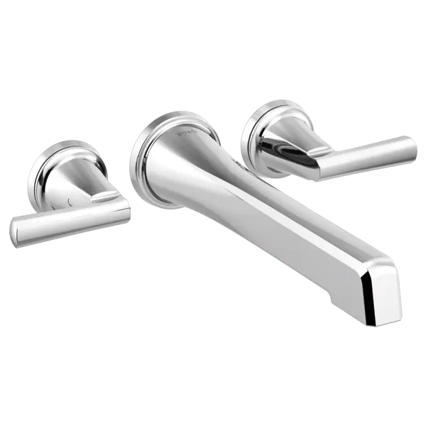 Brizo Two-Handle Wall Mount Tub Filler - Less Handles T70498-PCLHP - Plumbing Market