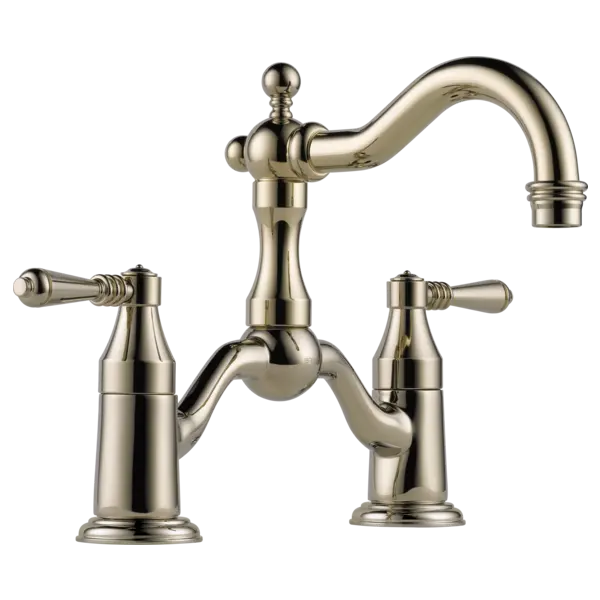 Brizo Two-Handle Widespread Bridge Lavatory Faucet  65536LF-PN - Plumbing Market
