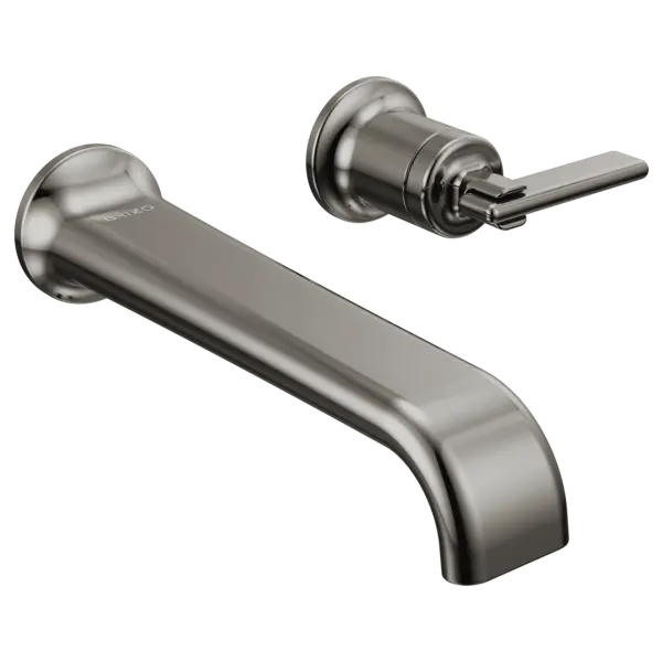 Brizo Two-Hole, Single-Handle Wall Mount Lavatory Faucet - Less Handle 1.2 GPM T65767LF-BNXLHP-ECO - Plumbing Market