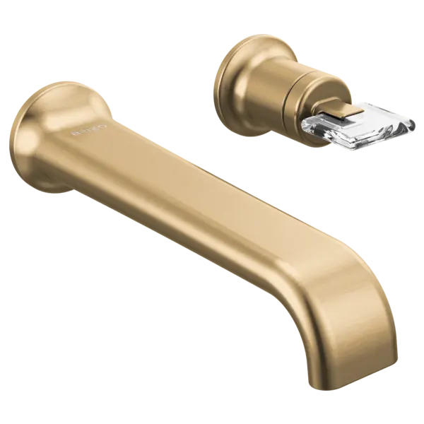 Brizo Two-Hole, Single-Handle Wall Mount Lavatory Faucet - Less Handle 1.2 GPM T65767LF-GLLHP-ECO - Plumbing Market
