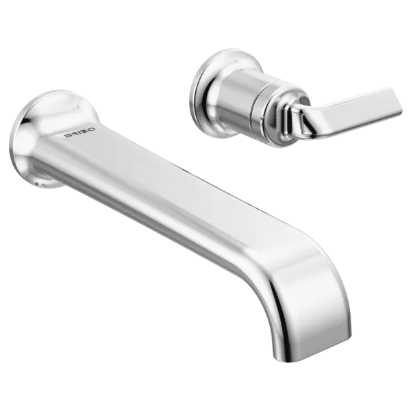 Brizo Two-Hole, Single-Handle Wall Mount Lavatory Faucet - Less Handle 1.2 GPM T65767LF-PCLHP-ECO - Plumbing Market