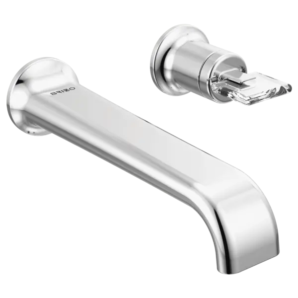 Brizo Two-Hole, Single-Handle Wall Mount Lavatory Faucet - Less Handle 1.2 GPM T65767LF-PCLHP-ECO - Plumbing Market