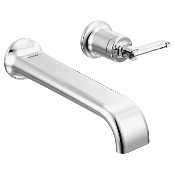 Brizo Two-Hole, Single-Handle Wall Mount Lavatory Faucet - Less Handle 1.2 GPM T65767LF-PCLHP-ECO - Plumbing Market