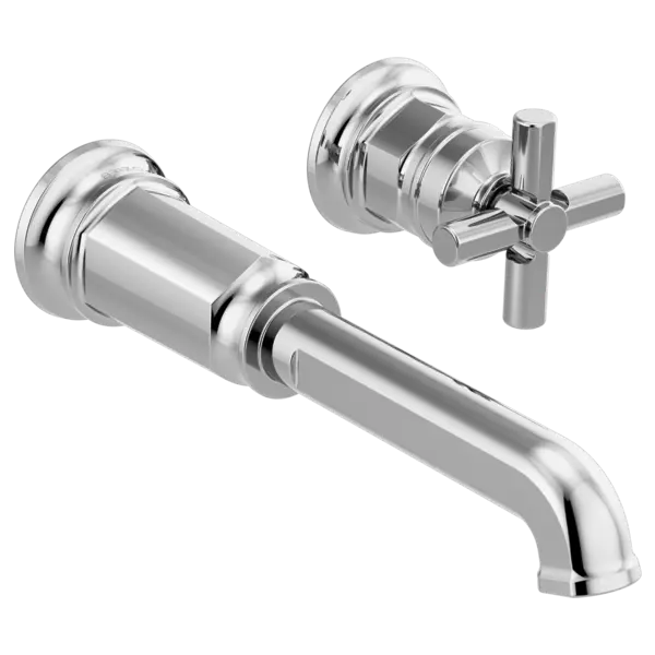 Brizo Two-Hole, Single-Handle Wall Mount Lavatory Faucet - Less Handle 1.2 GPM T65776LF-PCLHP-ECO - Plumbing Market
