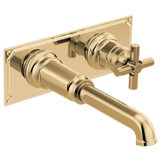 Brizo Two-Hole, Single-Handle Wall Mount Lavatory Faucet - Less Handle 1.2 GPM T65776LF-PGLHP-ECO - Plumbing Market