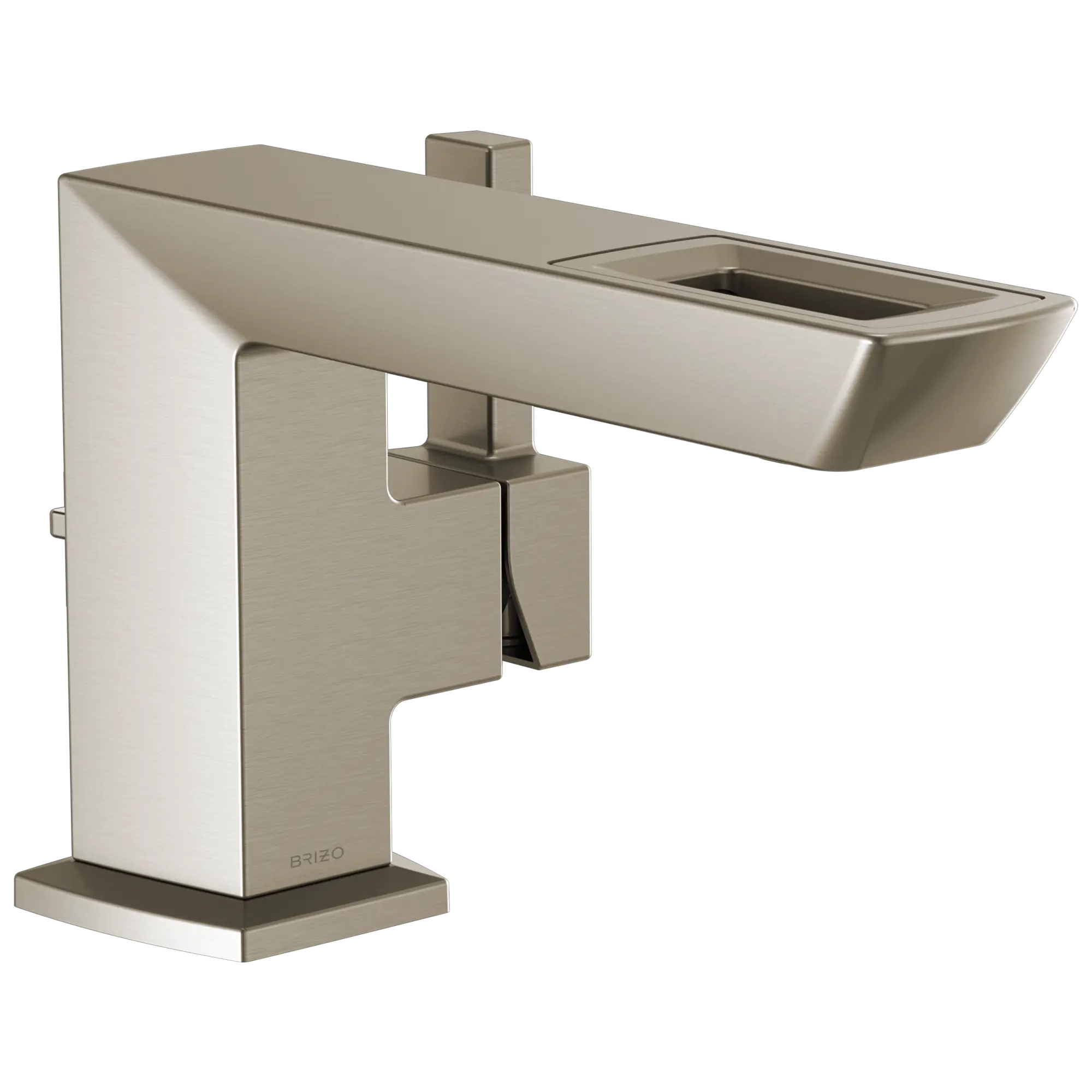 Brizo Vettis Single-Handle Lavatory Faucet With Open-Flow Spout 1.2 GPM Brilliance Luxe Nickel - Plumbing Market