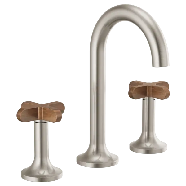 Brizo Widespread Lavatory Faucet - Less Handles 1.2 GPM 65375LF-BNLHP-ECO - Plumbing Market