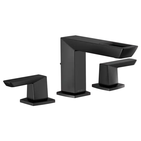 Brizo Widespread Lavatory Faucet With Open-Flow Spout 1.2 GPM 65386LF-BL-ECO - Plumbing Market