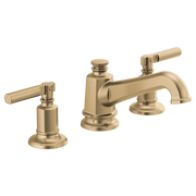 Brizo Widespread Lavatory Faucet with Angled Spout - Less Handles 1.2 GPM 65378LF-GLLHP-ECO - Plumbing Market