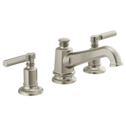 Brizo Widespread Lavatory Faucet with Angled Spout - Less Handles 1.2 GPM 65378LF-NKLHP-ECO - Plumbing Market