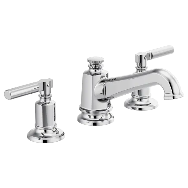 Brizo Widespread Lavatory Faucet with Angled Spout - Less Handles 1.2 GPM 65378LF-PCLHP-ECO - Plumbing Market