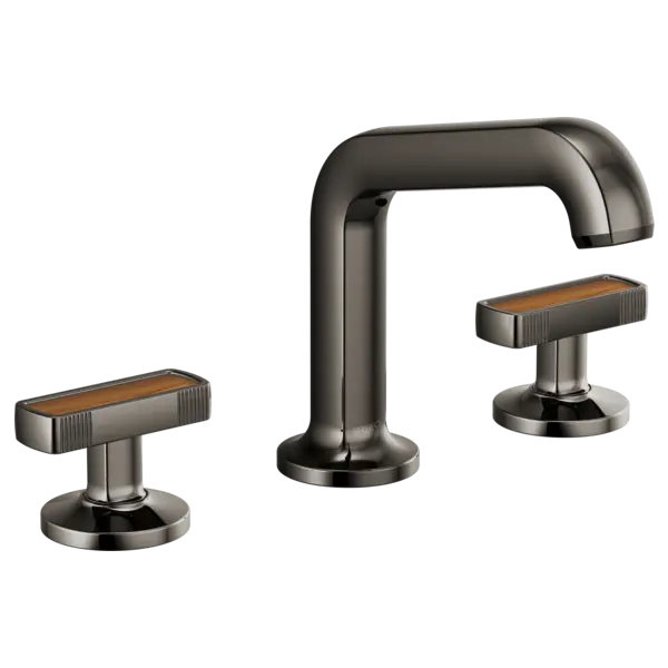 Brizo Widespread Lavatory Faucet with Angled Spout - Less Handles 1.5 GPM 65307LF-BNXLHP - Plumbing Market