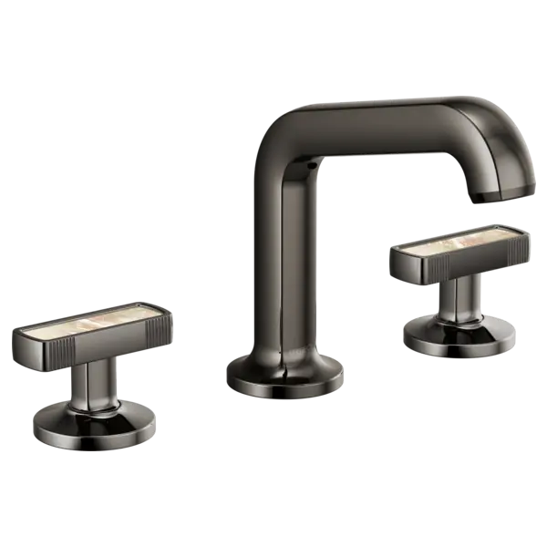 Brizo Widespread Lavatory Faucet with Angled Spout - Less Handles 1.5 GPM 65307LF-BNXLHP - Plumbing Market