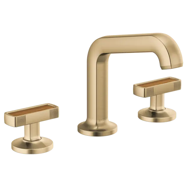 Brizo Widespread Lavatory Faucet with Angled Spout - Less Handles 1.5 GPM 65307LF-GLLHP - Plumbing Market