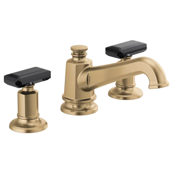 Brizo Widespread Lavatory Faucet with Angled Spout - Less Handles 1.5 GPM 65378LF-GLLHP - Plumbing Market